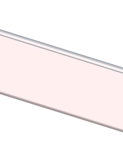Flap for MVT-17M with end piece, highly insulated, white